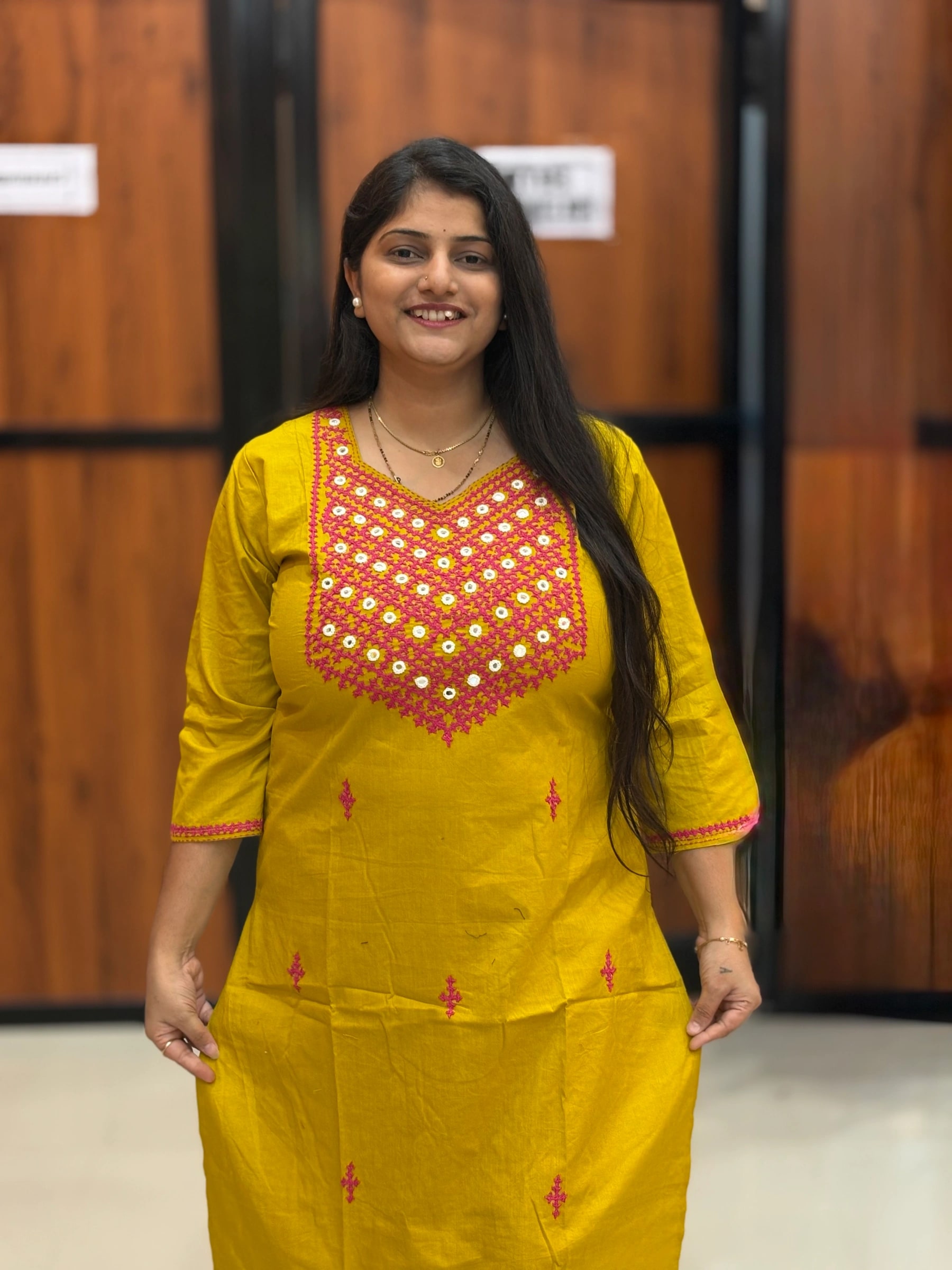 HAND WORK KURTI