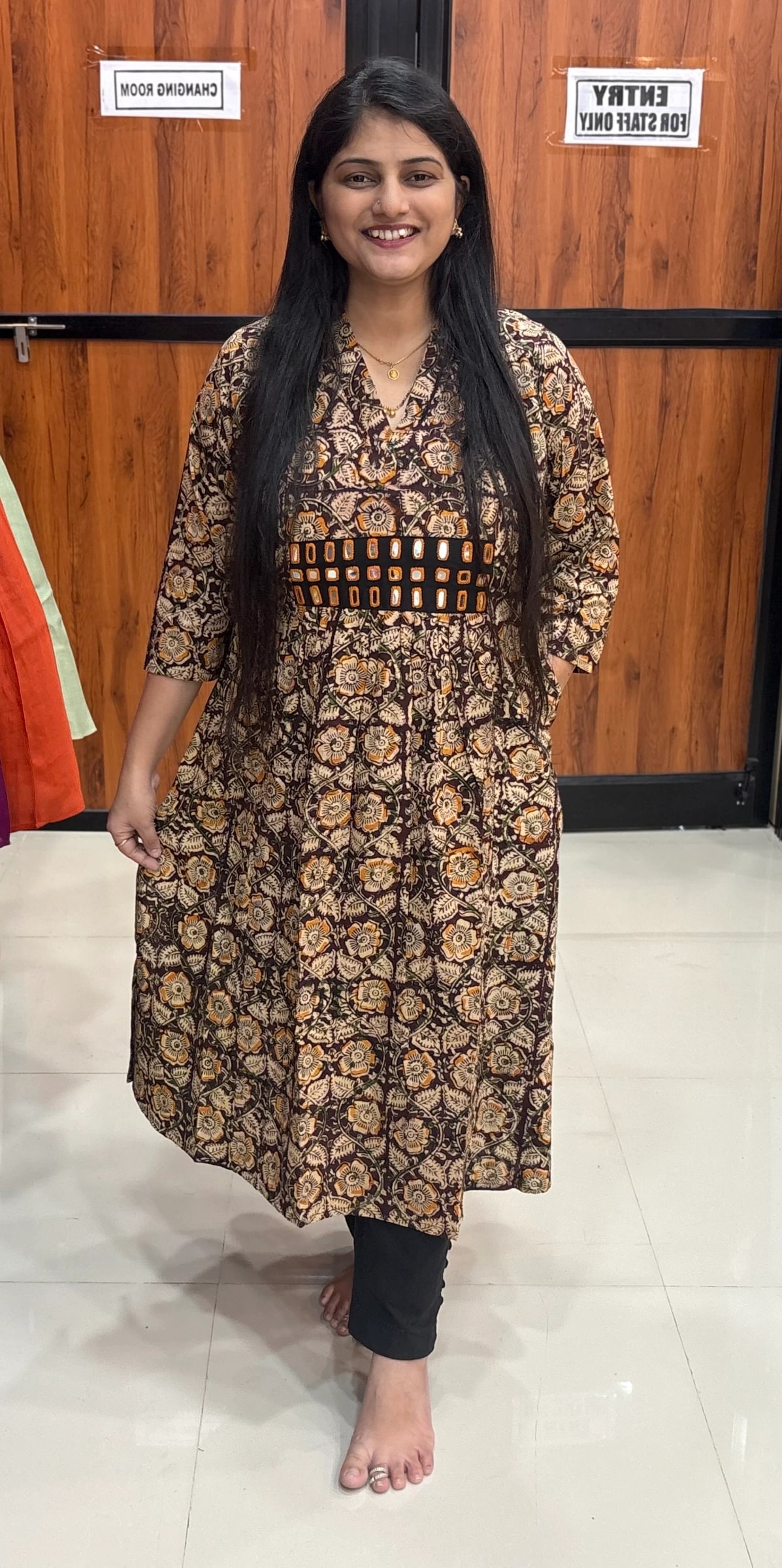 kalmkari kurti