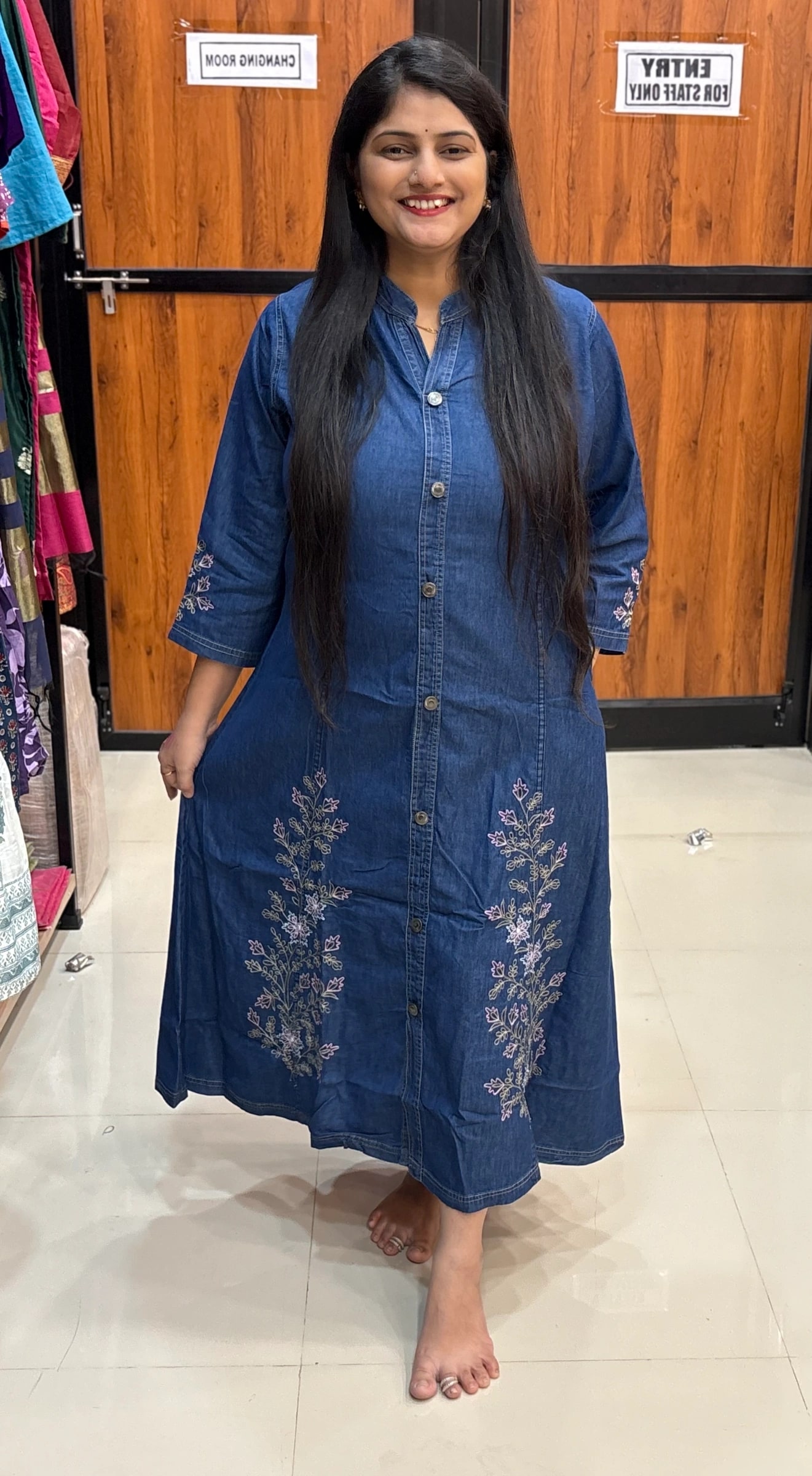 DENIM DRESS